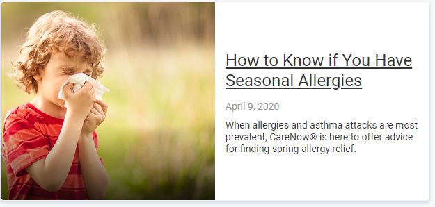 Allergies_Urgent_Care